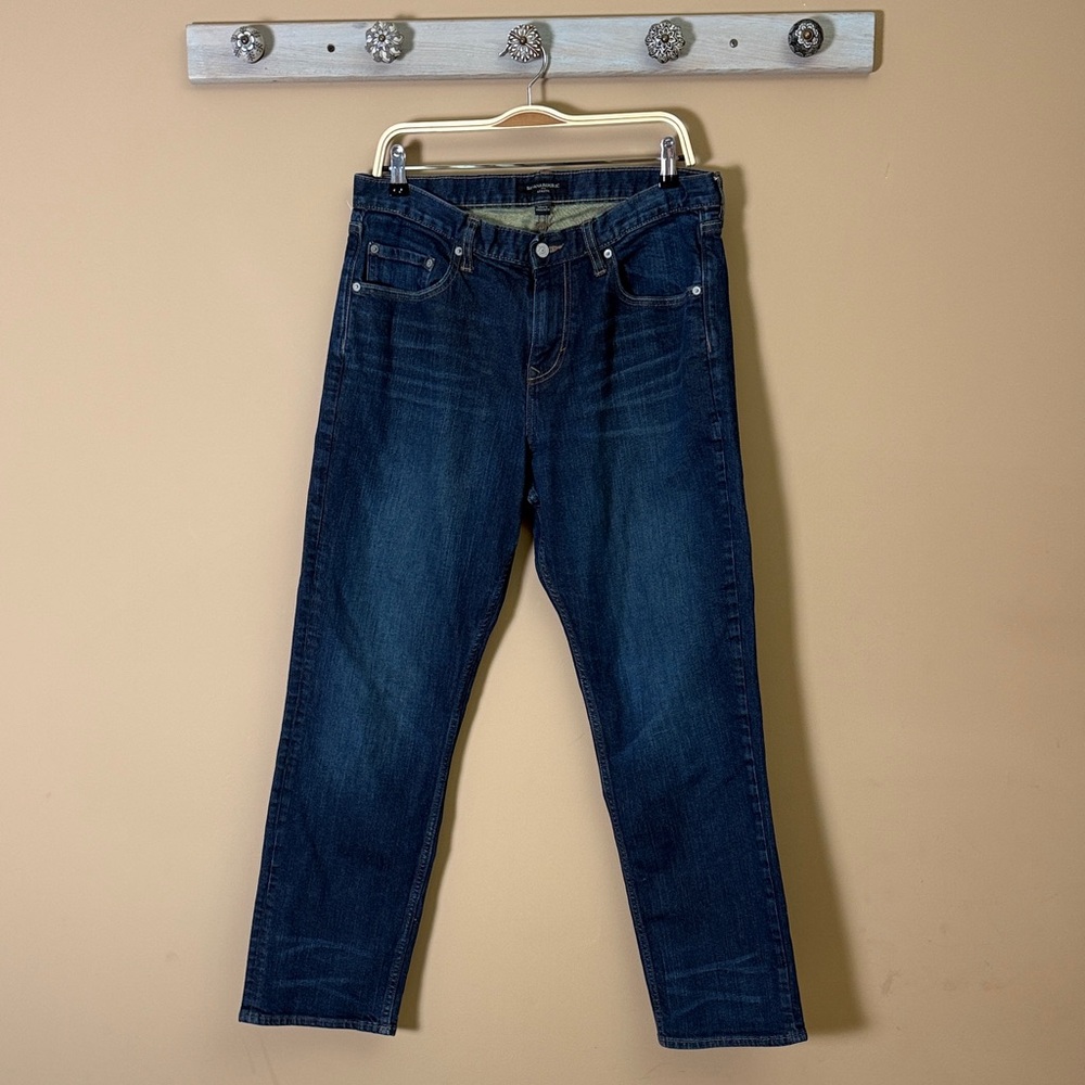 Banana Republic Men's Dark Blue Straight Jeans